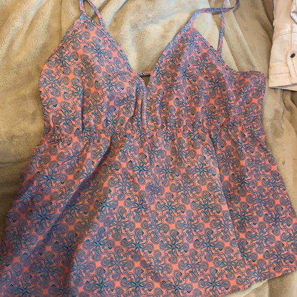 Patterned spaghetti strap top - Picture 3 of 5